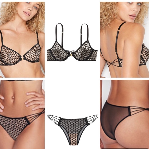 Z24 Victoria’s Secret 2pc Bundle 34C + Medium Panty NWT - Picture 1 of 9